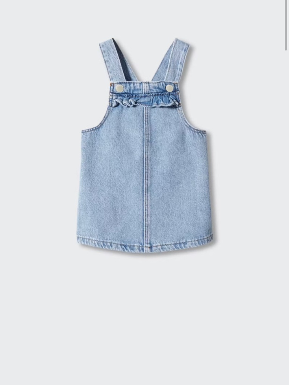 MANGO RUFFLED PINAFORE DRESS SizE 4-5 NWT
